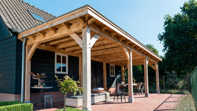 terrasoverkapping hout