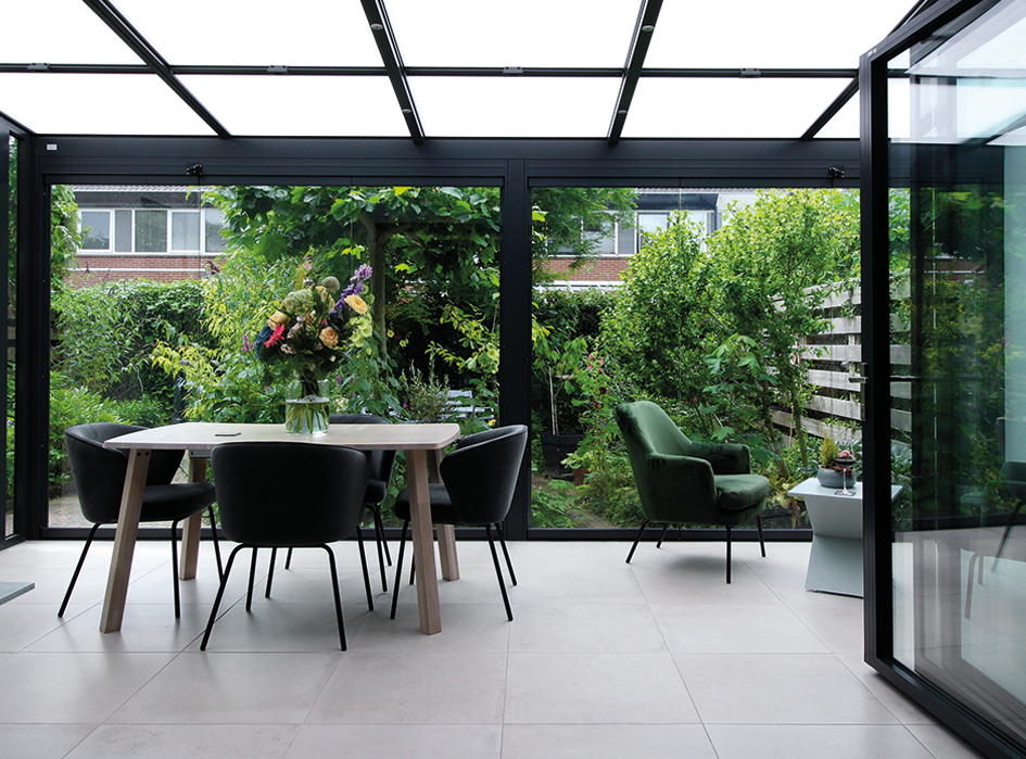 terrasoverkapping met doek