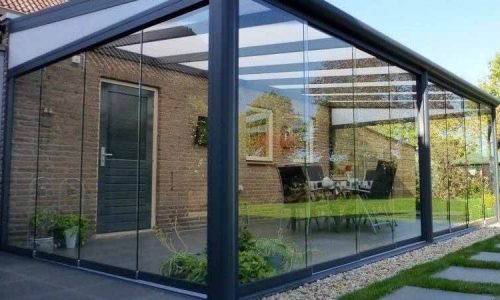 Veranda met glas Veranda met glas